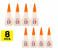 Bundle 8 PCs Set High Quality Super Glue Image
