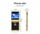 P20 2.4 Inch HD Display Flip 2G 4 SIM GSM Unlocked LED Flashlight Mobile Phone - Gold 2 in OMAN