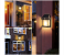 Outdoor Solar Wall Lamp Waterproof Tungsten Filament Lamp Induction Lamp Household Light Garden Wall Light 6 in OMAN