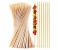 100 BBQ Bamboo Skewers Sticks Barbeque Wooden Image