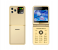 P20 2.4 Inch HD Display Flip 2G 4 SIM GSM Unlocked LED Flashlight Mobile Phone - Gold 1 in OMAN