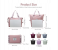 Portable Large Capacity Foldable Lightweight Expandable Carry On Waterproof Travel Bag - Assorted Colors 8 in UAE