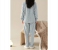 Womens Autumn Winter Warm Pajamas Pants Set Flannel Image