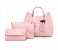 PU Leather Ladies Wallet Ladies Pars Hand Set Bag With Rivet - Rose 1 in UAE