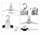 Portable Clothes Dryer Fast Drying Cloth Suit Hanger Dryer, Electric Folding Clothes Shoes Drying Hanger for Household And Travel 6 in OMAN