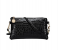 Leather Crocodile Pattern Handbag For Women Black Image