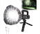 6 in 1 Rechargeable Handheld Spotlight Flashlight High Lumens Super Bright LED Flashlight for Emergencies 4 Modes Waterproof Searchlight Spotlight for Fishing Hunting Hiking Camping with Tripod 1 in KSA