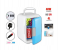 DLC 48W Portable 4L Mini Cooler, Warmer Fridge Refrigerator For Home And Car Use - Blue And White 7 in KSA