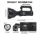6 in 1 Rechargeable Handheld Spotlight Flashlight High Lumens Super Bright LED Flashlight for Emergencies 4 Modes Waterproof Searchlight Spotlight for Fishing Hunting Hiking Camping with Tripod 7 in KSA