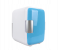 DLC 48W Portable 4L Mini Cooler, Warmer Fridge Refrigerator For Home And Car Use - Blue And White 1 in KSA