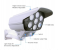Solar LED Sensor Light 3 Modes Outdoor Solar Monitoring Security Lighting Camera Light 4 in KSA