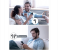Transparent Wireless Earphones Bluetooth 5.3 LED Power Display Mini Crystal in-Ear Earbuds with Wireless Charging Case Touch Control Built-in Mic for Sports IPX4 Waterproof Earphone - Black 6 in UAE