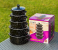 10 Pcs High Quality Enamel Casserole Set With Glass Cover - Black 4 in UAE