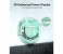 Transparent Wireless Earphones Bluetooth 5.3 LED Power Display Mini Crystal in-Ear Earbuds with Wireless Charging Case Touch Control Built-in Mic for Sports IPX4 Waterproof Earphone - Green 3 in OMAN