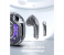 Transparent Wireless Earphones Bluetooth 5.3 LED Power Display Mini Crystal in-Ear Earbuds with Wireless Charging Case Touch Control Built-in Mic for Sports IPX4 Waterproof Earphone - Black 2 in UAE