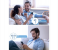 Transparent Wireless Earphones Bluetooth 5.3 LED Power Display Mini Crystal in-Ear Earbuds with Wireless Charging Case Touch Control Built-in Mic for Sports IPX4 Waterproof Earphone - Blue 7 in UAE