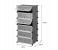 6 Layers Removable Shoe Cabinet Wardrobe Transparent Dustproof Dustproof Thickened Shoe Organizer Shoe Box 3 in KSA