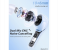 Transparent Wireless Earphones Bluetooth 5.3 LED Power Display Mini Crystal in-Ear Earbuds with Wireless Charging Case Touch Control Built-in Mic for Sports IPX4 Waterproof Earphone - Blue 3 in UAE