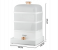 Multi Function Electric Food Steamer, 1200W Fast Heating with 3 Tiers Stackable Basket,12L Large Capacity Simultaneous Cooking for Vegetables, Meats, Grains, Auto Shutoff & Anti-dry Protection 3 in UAE