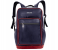 Para John PJBP6665 16Inch Genuine Leather Backpack - Navy Blue 1 in UAE