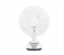 Portable Rechargeable Outdoor Indoor 12 INCH AC/DC Led Emergency Table Fan With Solar pannel And Power Bank 6 in KSA