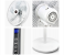 Oscillating Standing Fan with Remote Control Timer 8 Speeds Adjustable Pedestal Fans 16 Inch Quiet Portable Floor Fan for Bedroom Living Room Home and Office 4 in UAE