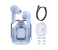  ULTRAPODS MAX EARBUDS WITH CRYSTAL TRANSPARENT CASE BLUETOOTH 5.3 IPX4 Waterproof EARBUDS -Blue 2 in KSA