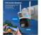 Outdoor Full HD PTZ WiFi Dual Lens AI Human Auto Tracking Security IR Color Night Vision CCTV Video Surveillance Cam 6 in UAE