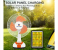 Portable Rechargeable Outdoor Indoor 12 INCH AC/DC Led Emergency Table Fan With Solar pannel And Power Bank 5 in KSA
