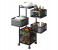 High Quality 5 Layer Kitchen Trolley With Wheels, Kitchen Organizer Items And Storage Solutions For Square Kitchen Organizer And Kitchen Accessories Item 2 in UAE