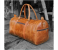 Leather Duffle Bag Brown Leather Travel Bag For Unisex Cabin Size Cross Body Leather Bag 1 in UAE
