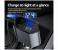 4 in 1 Retractable Car Charger, Fast Charging Car Charger 60W, Retractable Cable and 2 USB Ports Car Charger Adapter Compatible with Lightning and Type-C 5 in KSA