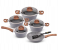 Delcasa DC2284 Marble Coated 10Pieces Non-Stick Chef Master Cookware Set 1 in UAE