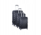 Dubai Power unbreakable 3 Piece Luggage Sets, Expandable PP Hardshell Clearance Luggage Hardside Lightweight Durable Carry On Suitcase Sets with Two Hooks, Spinner Wheels,20 Inches, 24 Inches, 28 Inches 2 in UAE