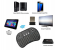 Wireless Mini Keyboard Remote Control Touchpad For Smart TV Android TV And laptop 3 in KSA