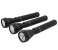 Impex CB2225 3 Pieces Combo Rechargeable LED Flashlight - Black 2 in UAE