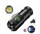 Mini 3LED Flashlight Portable Camping Torch Rechargeable Battery Lamp with Tail Magnet - Black 1 in KSA