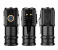 Mini 3LED Flashlight Portable Camping Torch Rechargeable Battery Lamp with Tail Magnet - Black 4 in KSA