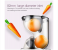 Juicer Low Speed Large Wide Mouth Feeding Chute Whole Furit Slow Juicer Fruit Vegetable Nutrition Juice Extractor Squeezer 6 in KSA