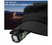 Mini 3LED Flashlight Portable Camping Torch Rechargeable Battery Lamp with Tail Magnet - Black 5 in KSA