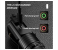 Mini 3LED Flashlight Portable Camping Torch Rechargeable Battery Lamp with Tail Magnet - Black 8 in KSA