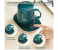Temperature Control Smart Mug, Electric Coffee Warmer for Desk with Auto Shut Off, Smart Cup Warmer for Warming & Heating Coffee, Beverage, Milk, Tea and Hot Chocolate (White) 5 in KSA