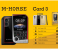 M-horse Unique design Card3 Inch Lcd 2.01 Dual Sim Card With Camera &MP3 AND,Mp4 Wirless FM 3 in KSA