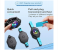 Semiconductor Cooler, Heat Sink with Colorful Lights and Back Clip, for Mobile Gaming, Live Streaming, Outdoor Vlog, Car Driving, for ipad/Tablet/Phone Gaming Cooling Case 4 in KSA