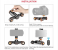 Camera Slider Motorized,YELANGU Rechargeable Camera Dolly with Wireless Remote Control, 3 Speed Adjustable Slider for 360 Degree Swivel,for DSLR Camera, Camcorder, Gopro,Smartphone with Phone Holder 5 in UAE