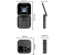 2025 New Mini Flip Mobile Phone 2 SIM Card Small Display Foldable Cell Phone, Unlocked Flip Phone , Black 4 in KSA