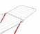 Royalford RF10174 Multifunctional Foldable Metal Drying Rack - White and Red 2 in KSA