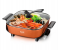 RAF Multi-functional Electric Knob Control 1200W 5L Non-stick coating Electric Hot Pot Cooking 3 in KSA