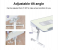 Foldable 15 Inch Laptop Stand With USB Cooling Fan - White 4 in OMAN