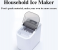 Ice Maker Stainless Steel, Ice Cubes Ready in 10 Mins, 10kg Ice per 24 Hrs, Ice Maker Machine Counter Top Home, Self-Clean Function, 1.3 L with Ice Scoop & Basket 1 in UAE
